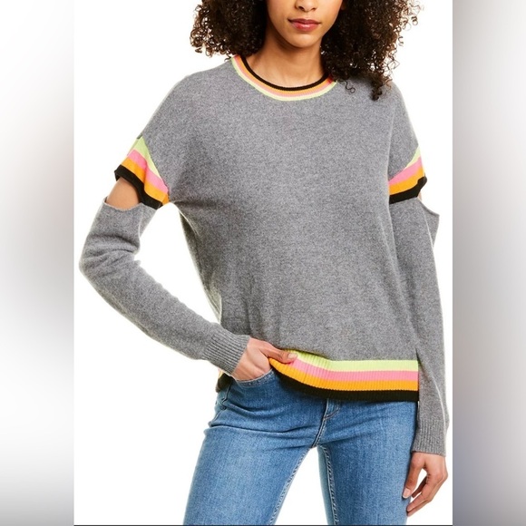 Threads Of Privilege PRVLG Sweaters - NWT: PRVLG Elbow Cutout Cashmere Sweater